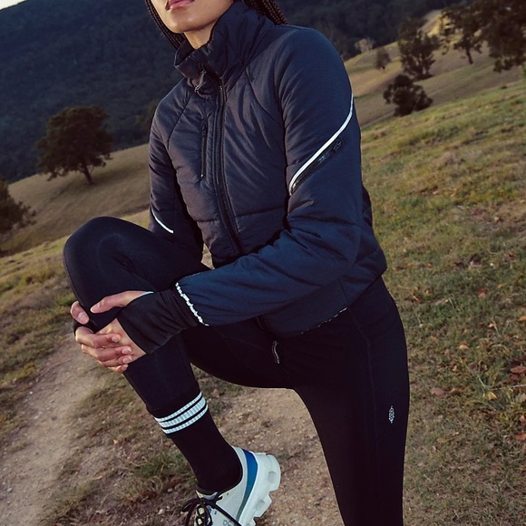 Free People gathering storm run puffer